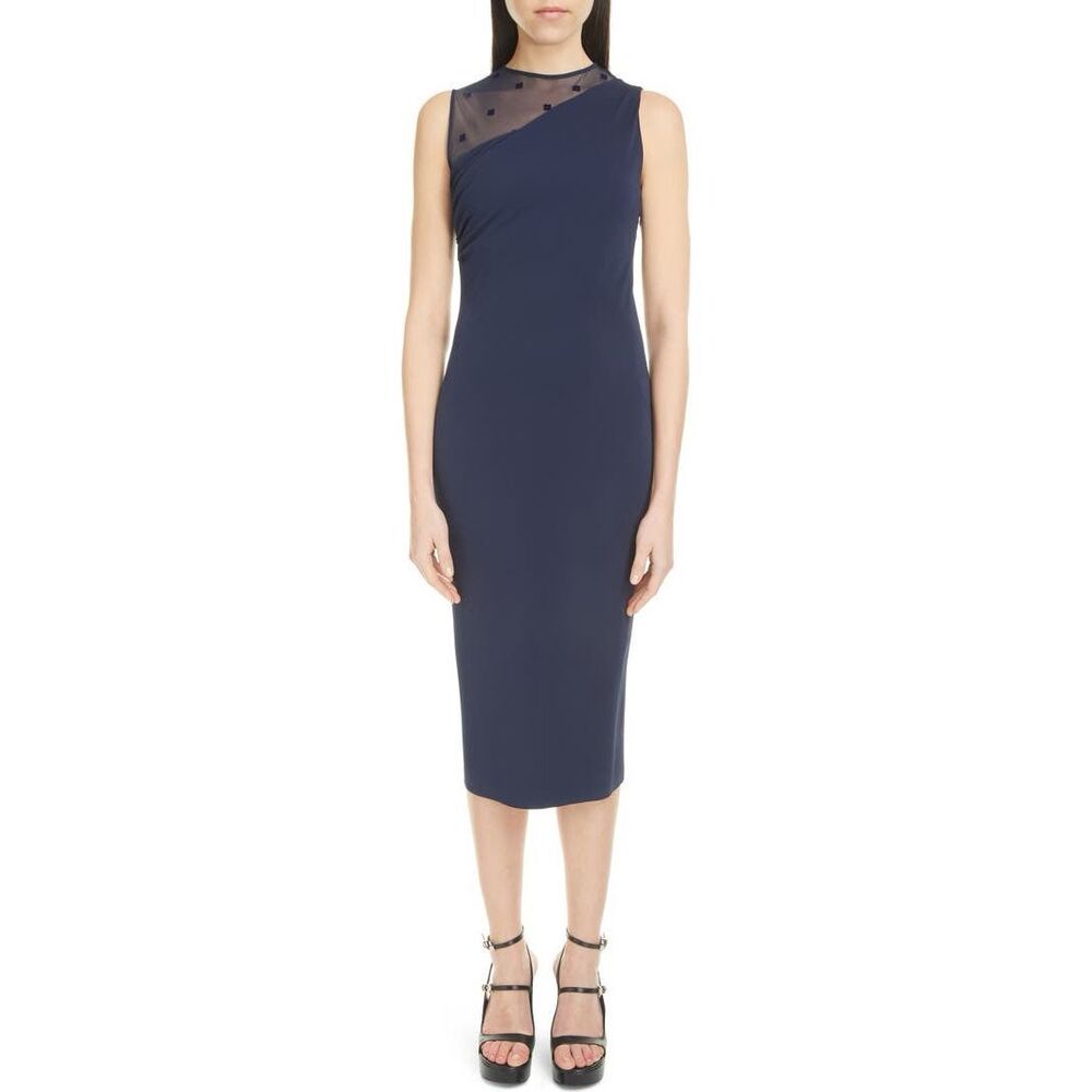 Givenchy 4G Mixed Media Sleeveless Sheath Dress FR36/US6 $2250